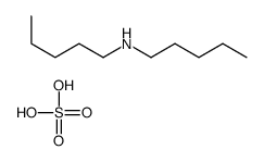 N-pentylpentan-1-amine,sulfuric acid Structure