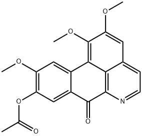 9-(Acetyloxy)-1,2,10-trimethoxy-7H-dibenzo[de,g]quinolin-7-one结构式