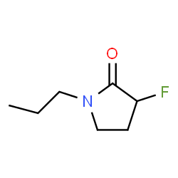 2-Pyrrolidinone,3-fluoro-1-propyl-(9CI)结构式