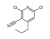 2,6-dichloro-4-propylnicotinonitrile Structure