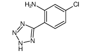 5-chloro-2-(1H-tetrazol-5-yl)aniline Structure