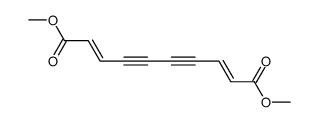 (2E,8E)-2,8-Decadiene-4,6-diynedioic acid dimethyl ester Structure