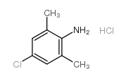 4-氯-2,6-二甲基苯胺盐酸盐结构式