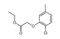 (2-chloro-5-methylphenoxy)-acetic acid ethyl ester结构式