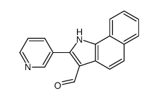 (9ci)-2-(3-吡啶)-1H-苯[g]吲哚-3-羧醛结构式