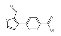 4-(2-Formylfuran-3-yl)benzoic acid picture