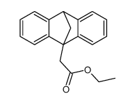 [9,10-dihydro-9,10-methano-9-anthryl]acetic acid ethyl ester Structure