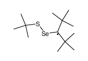 1-tert-butyl-1-tert-butylsulfanylselanyl-2,2-dimethyl-propyl Structure