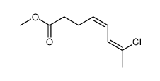 (4Z,6Z)-7-Chloro-octa-4,6-dienoic acid methyl ester Structure