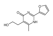 2-(furan-2-yl)-5-(2-hydroxyethyl)-6-methyl-1H-pyrimidin-4-one结构式