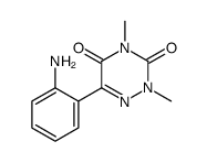 6-(2-aminophenyl)-2,4-dimethyl-1,2,4-triazine-3,5-dione Structure