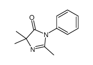 2,5,5-trimethyl-3-phenylimidazol-4-one结构式