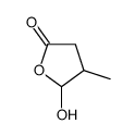 5-hydroxy-4-methyloxolan-2-one structure