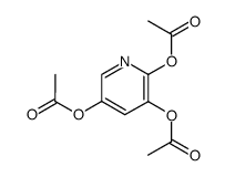 2,3,5-triacetoxy-pyridine Structure