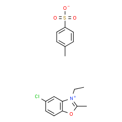 5-chloro-3-ethyl-2-methylbenzoxazolium p-toluenesulphonate picture