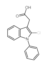 2-(2-chloro-1-phenyl-indol-3-yl)acetic acid picture