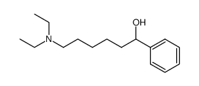 6-diethylamino-1-phenyl-hexan-1-ol Structure