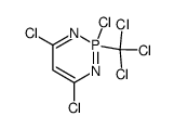 2,4,6-trichloro-2-trichloromethyl-2λ5-[1,3,2]diazaphosphinine Structure