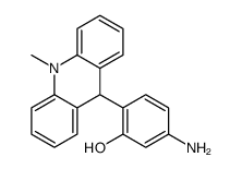 5-amino-2-(10-methyl-9H-acridin-9-yl)phenol结构式