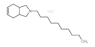 1H-Isoindole,2-decyl-2,3,3a,4,7,7a-hexahydro-, hydrochloride (9CI) Structure