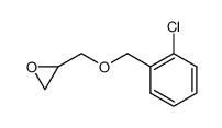 1-(2-chlorobenzyloxy)-2,3-epoxypropane structure