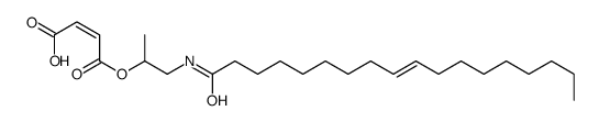 [1-methyl-2-[(1-oxo-9-octadecenyl)amino]ethyl] hydrogen maleate结构式