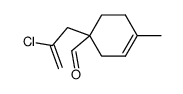 1-(2-Chlor-2-propenyl)-4-methyl-3-cyclohexen-1-carboxaldehyd Structure