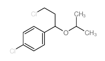 Benzene,1-chloro-4-[3-chloro-1-(1-methylethoxy)propyl]- structure