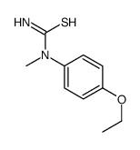 N-(4-乙氧基苯基)-N-甲基硫脲结构式