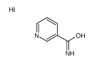 pyridine-3-carboxamide,hydroiodide Structure