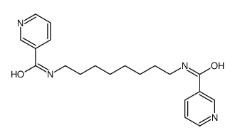 N-[8-(pyridine-3-carbonylamino)octyl]pyridine-3-carboxamide Structure