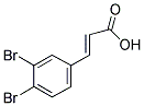 (2E)-3-(3,4-DIBROMO-PHENYL)-ACRYLIC ACID结构式