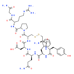 argipressin, Asp(5)- structure