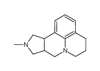 4H-Benzo[ij]pyrrolo[3,4-b]quinolizine,5,6,8,8a,9,10,11,11a-octahydro-10-methyl-,(8aR,11aS)-rel-(9CI)结构式