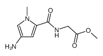 Glycine, N-[(4-amino-1-methyl-1H-pyrrol-2-yl)carbonyl]-, methyl ester (9CI) Structure