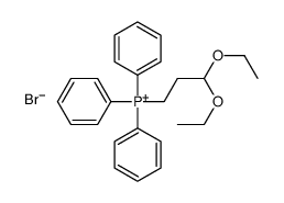 3,3-diethoxypropyl(triphenyl)phosphanium,bromide Structure