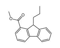 methyl 9-propylfluorene-1-carboxylate Structure