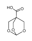 2,6,7-Trioxabicyclo[2.2.2]octane-4-carboxylicacid(9CI)结构式