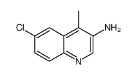 6-chloro-4-methylquinolin-3-amine结构式