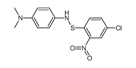 4-chloro-2-nitro-benzenesulfenic acid-(4-dimethylamino-anilide) Structure