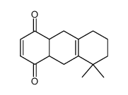 5,5-dimethyl-4a,5,6,7,8,9,9a,10-octahydroanthracene-1,4-dione Structure