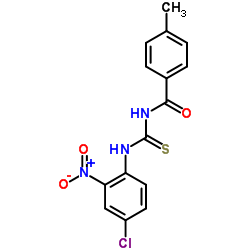 N-[(4-Chloro-2-nitrophenyl)carbamothioyl]-4-methylbenzamide Structure