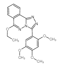 1,2,4-Triazolo(3,4-a)phthalazine, 6-ethoxy-3-(2,4,5-trimethoxyphenyl)- picture