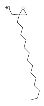 (2-tetradecyloxiran-2-yl)methanol Structure