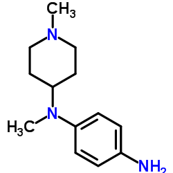 N-Methyl-N-(1-methyl-4-piperidinyl)-1,4-benzenediamine Structure