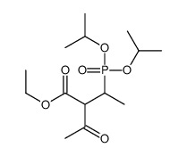 ethyl 2-acetyl-3-di(propan-2-yloxy)phosphorylbutanoate结构式