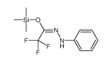 trimethylsilyl 2,2,2-trifluoro-N-phenylethanehydrazonate Structure