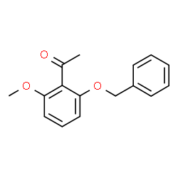 1-[2-(Benzyloxy)-6-methoxyphenyl]ethanone structure