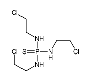 N-bis(2-chloroethylamino)phosphinothioyl-2-chloroethanamine Structure