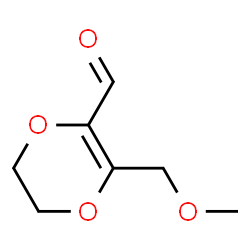 1,4-Dioxin-2-carboxaldehyde, 5,6-dihydro-3-(methoxymethyl)- (9CI)结构式